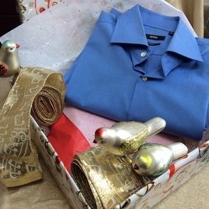 JZSTBL08- Vibrant long sleeve dress shirt